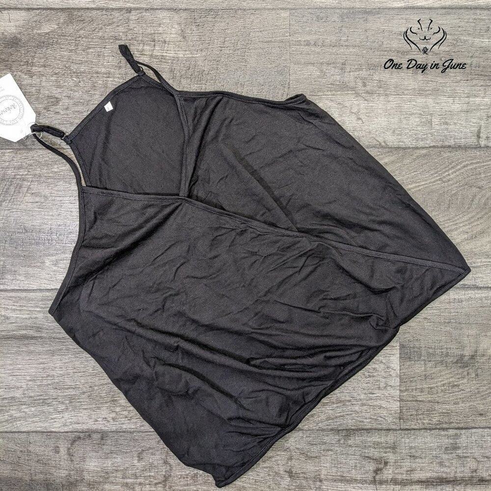 Black V-Neck Tank Top